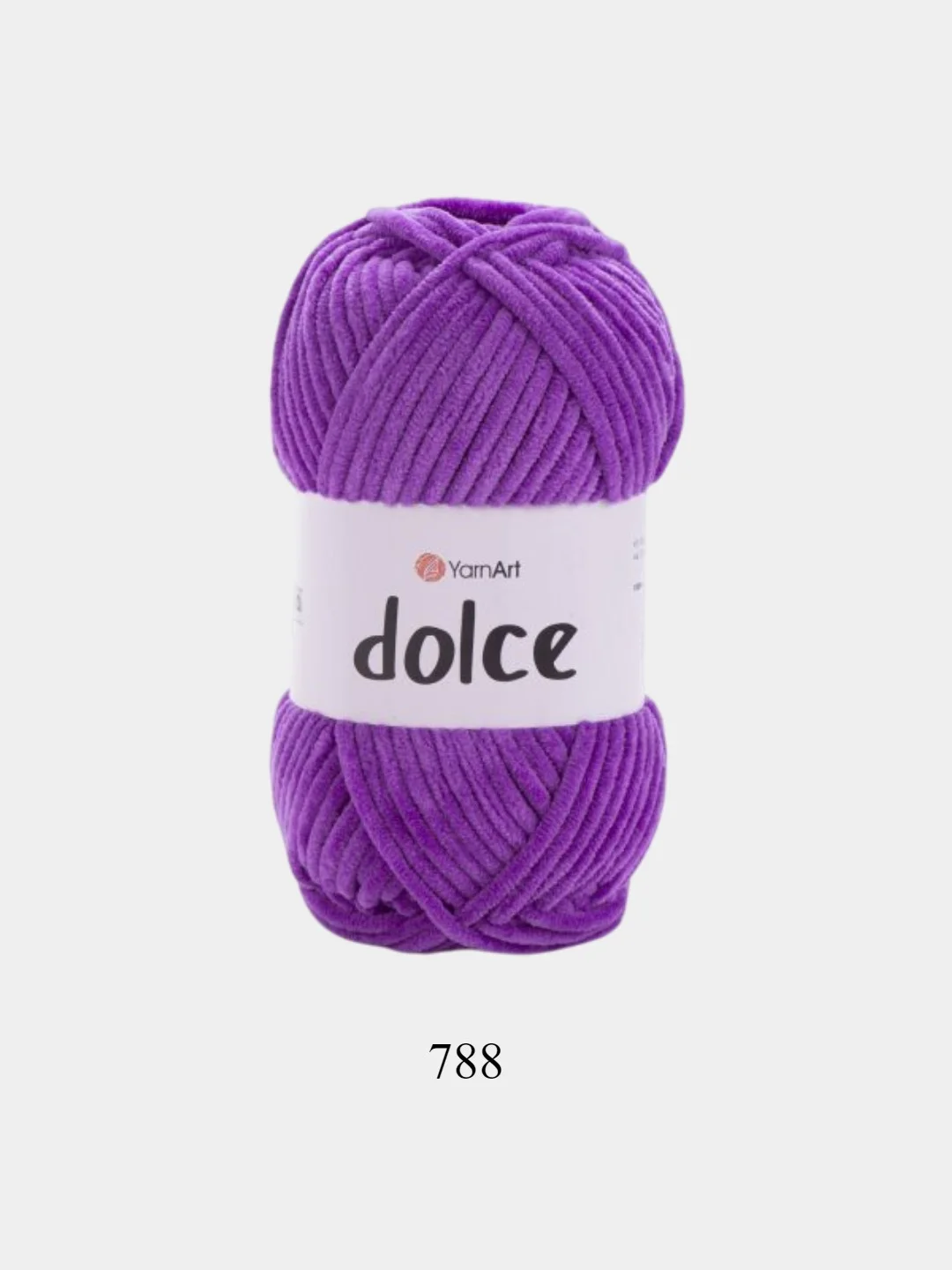 Аметистовый пряжа плюшевая YarnArt Dolce (ЯрнАрт Дольче)