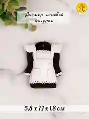 Силиконовая форма "Школьная форма для девочки" молд для шоколада