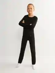 Черный комплект детский спортивный Acoola Centavrel Thermowear, черный