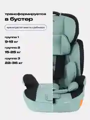 Зеленый автокресло MOWBaby Runner, группа 1-2-3, 9-36 кг