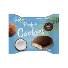 Печенье Solvie "Protein cookies" протеиновое кокосовое, 35% белка, без сахара, 60г