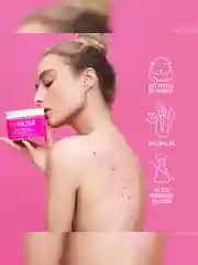Натуральный антицеллюлитный сахарный скраб-мусс для тела MYMUSE 300 мл
