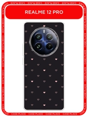 Чехол на Realme 12 Pro / Реалми 12 Про прозрачный, с рисунком
