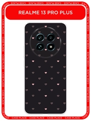 Чехол на Realme 13 Pro+/13 Pro/Реалми 13 Про+/13 Про прозрачный, с принтом