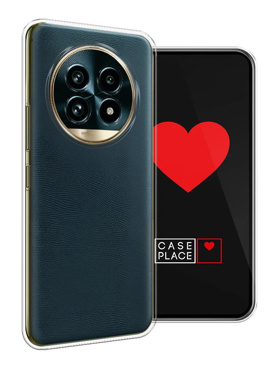 Прозрачный чехол на Realme 13 Pro+/13 Pro/Реалми 13 Про+/13 Про прозрачный, с принтом
