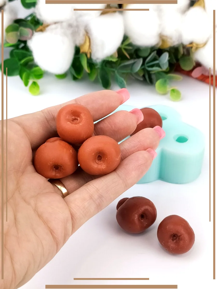 Силиконовая форма (молд)  "Черешня", форма для шоколада