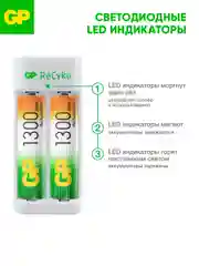 Зарядное устройство GP E211/130AAHCCS-2CR1 5/10