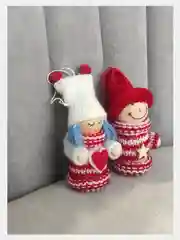 Алый елочная игрушка новогодняя, ёлочное украшение, подвеска, деревянная игрушка 2 шт
