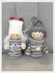 Серый металлик елочная игрушка новогодняя, ёлочное украшение, подвеска, деревянная игрушка 2 шт