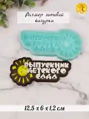 Силиконовая форма "Выпускник детского сада"