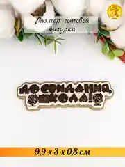 Силиконовая форма "До свидания школа!"