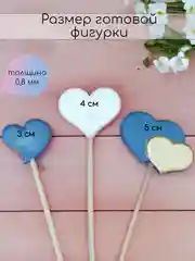Силиконовая форма "Сердечко" для шоколада