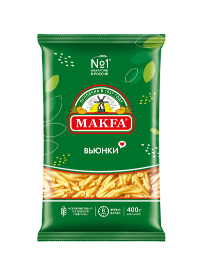 Макаронные изделия MAKFA Вьюнки, 400г