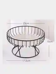 Черный ваза для фруктов и конфет