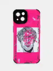 Светло-оранжевый iphone 13 Pro и Max, Айфон 13 Про, чехол матовый, объемный, с принтом для iPhone 13