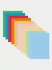 Цветная бумага для принтера Brauberg Multicolor, 116406, А5 набор 10 цв 100 л