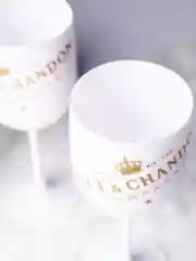 Белый небьющиеся многоразовые пластиковые бокалы
