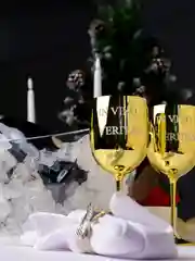 Золотой небьющиеся многоразовые пластиковые бокалы