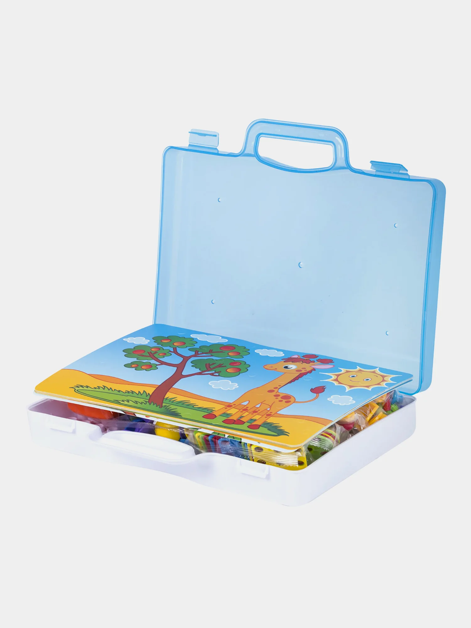 Конструктор с шуруповертом, развивающий подарок 247 деталей, BRAUBERG KIDS, 665204