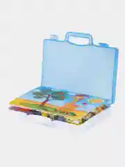 Конструктор с шуруповертом, развивающий подарок 247 деталей, BRAUBERG KIDS, 665204