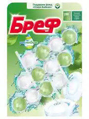 Туалетный блок Бреф Pro Nature, 3 блока, 150 г