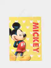 Mickey Mouse. Пакет подарочный большой (желтый с паттерном), 330*455*100 мм