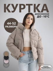 Куртка женская, осенняя, весенняя, зимняя, демисезонная с капюшоном