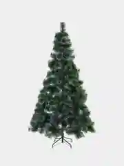 Елка искусственная, новогодняя, заснеженная с шишками