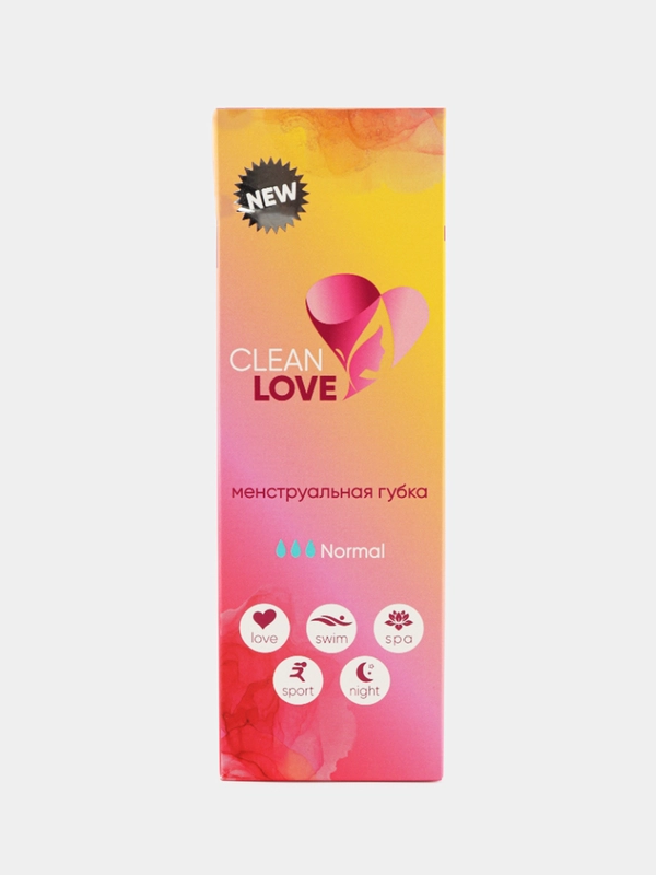 Мягкий тампон "Clean Love"