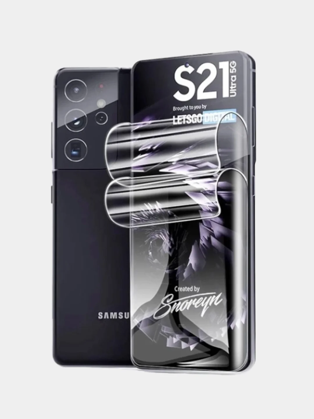 Гидрогелевая плёнка Samsung S8, S9, S10E, S10, S20 S21 FE Plus Ultra, A51 A53