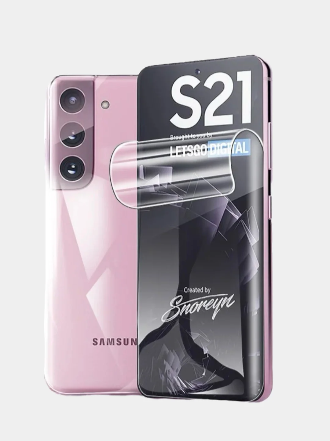 Гидрогелевая плёнка Samsung S8, S9, S10E, S10, S20 S21 FE Plus Ultra, A51 A53