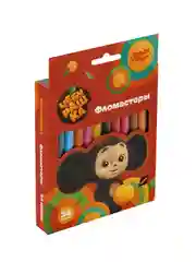 Фломастеры Мульти-Пульти "Чебурашка", 24цв., смываемые, картон, европодвес