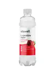 Напиток слабогазированный Fitness Food Factory "Vitawell", клубника-гранат, б/а, 500мл
