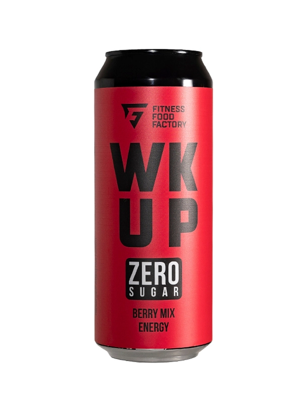 Тонизирующий безалкогольный напиток Fitness Food Factory WK UP, 450 мл, Berry mix