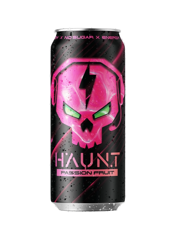 Напиток тонизирующий газированный Fitness Food Factory "Haunt", маракуйя, б/а, 500мл