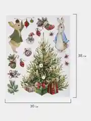 Наклейки на окно новогодние, декор для дома на новый год, Золотая Сказка, 591181