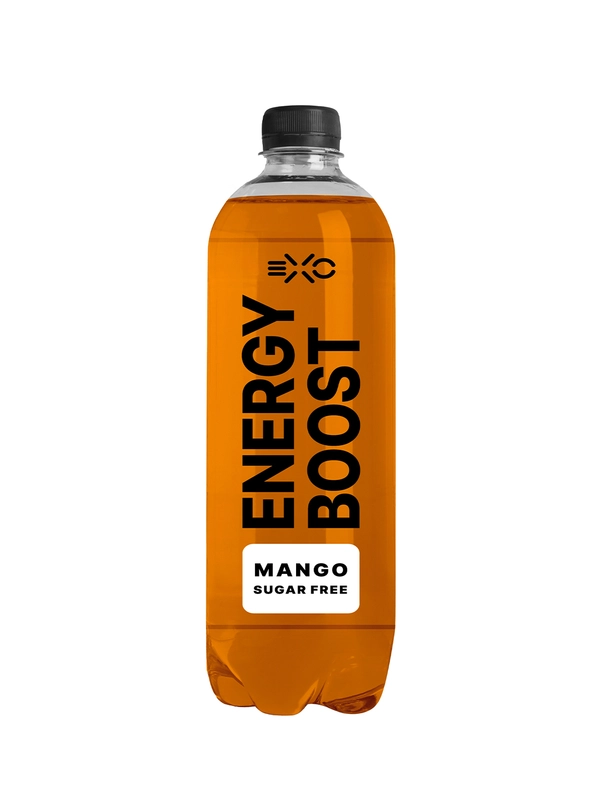 Напиток безалкогольный тонизирующий Fitness Food Factory "ЕХО" газированный, Манго, 500мл