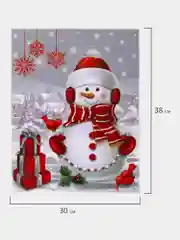 Наклейки на окно, новогодние, многоразовые, декор на новый год, Золотая Сказка, 591922