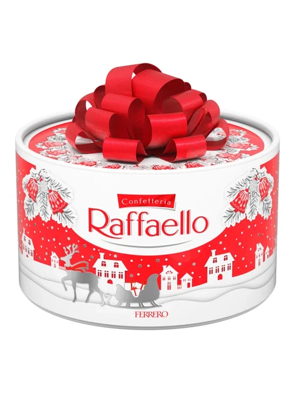 Конфеты в коробке Raffaello, с цельным миндальным орехом, в кокосовой обсыпке, 100 г