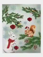 Наклейки на окно новогодние многоразовые, декор на новый год, Золотая Сказка, 591921