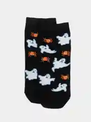 Черный носки с принтом Хэллоуин Halloween
