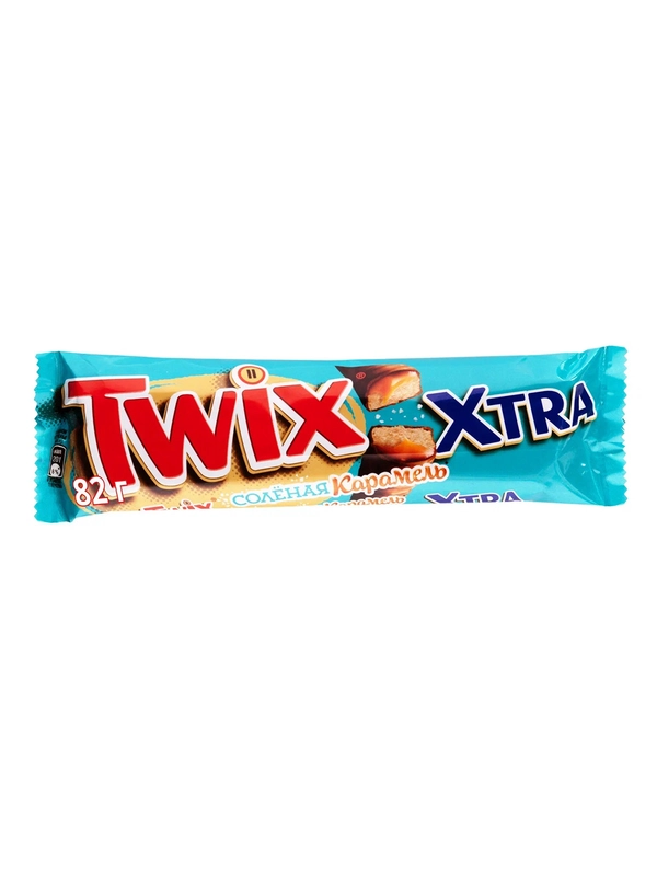 Twix Xtra Соленая карамель шоколадный батончик, 82г