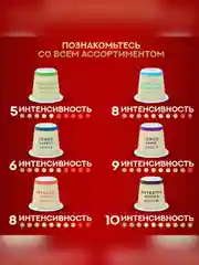 Кофе в капсулах Julius Meinl Лунго Форте био, система Nespresso, 10 штук по 5,6 г