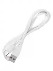 Белый кабель USB на Type-C "GFPower 06T", 1 метр, 2.4 A, ПВХ