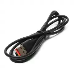 Черный кабель USB на Type-C "GFPower 01T", 1 метр, 2.4A, ПВХ, Android