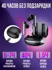 Наушники беспроводные p60pro Игровые/Спортивные/Активное шумоподавление/черный