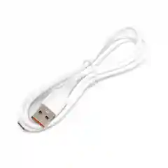 Белый кабель USB на Type-C "GFPower 01T", 1 метр, 2.4A, ПВХ, Android