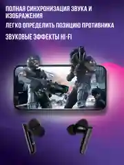 Наушники беспроводные p60pro Игровые/Спортивные/Активное шумоподавление/черный
