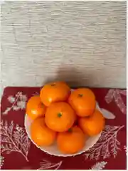 Мандарины для новгоднего декора, декоративные мандарины, пластиковые мандарины