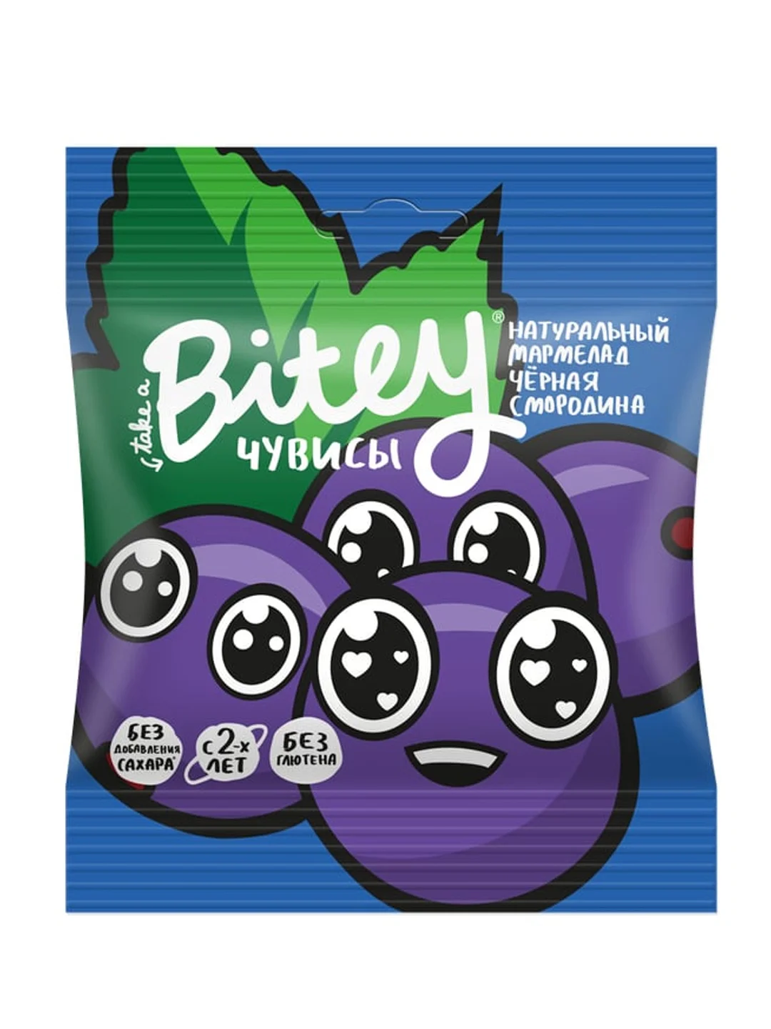 Мармелад Bitey Чувисы "Черная смородина" 20гр.